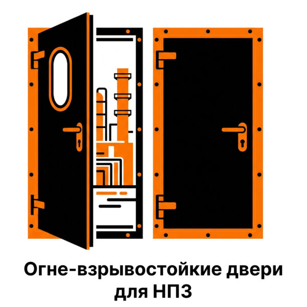 Огне-взрывостойкие двери для НПЗ